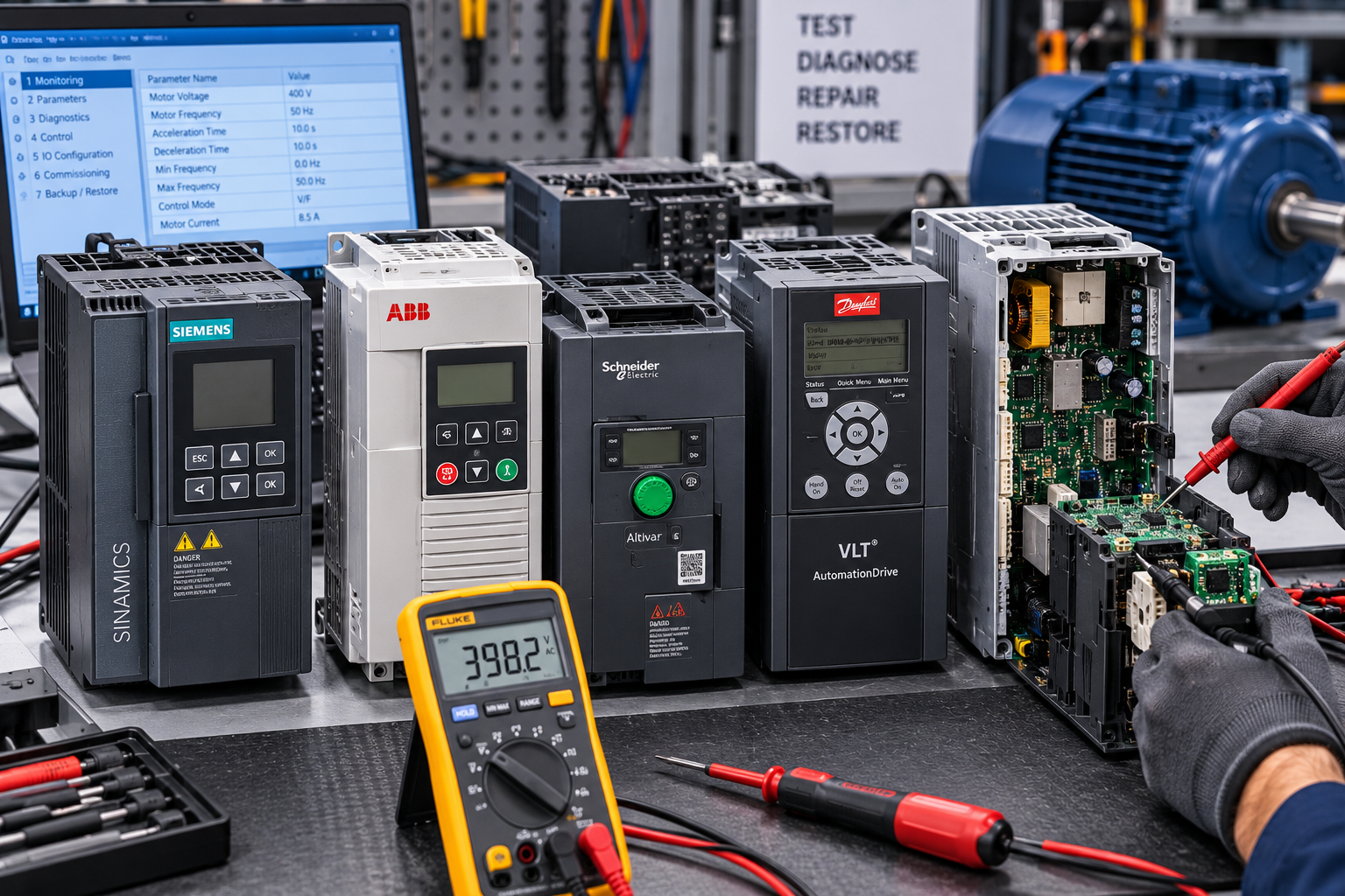 VFD (Variable Frequency Drive) Repair & Testing